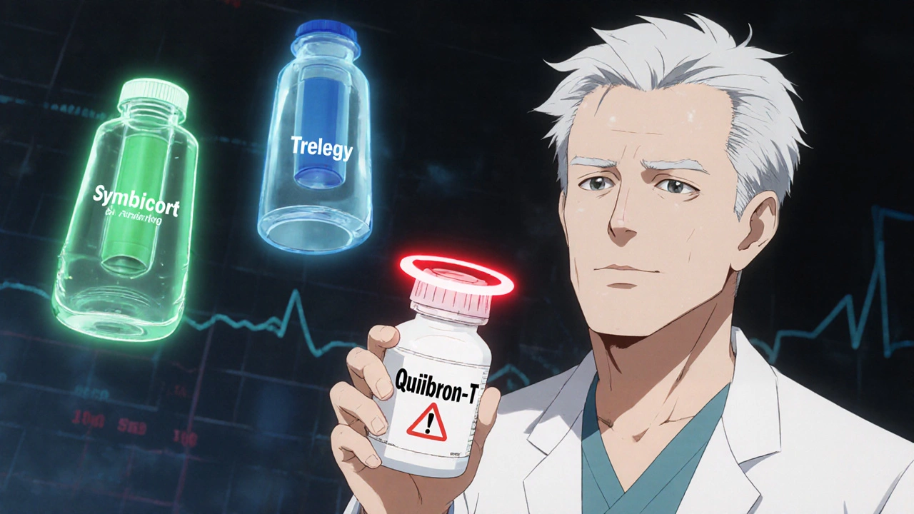 Compare Quibron-T (Theophylline) with Alternatives for Asthma and COPD