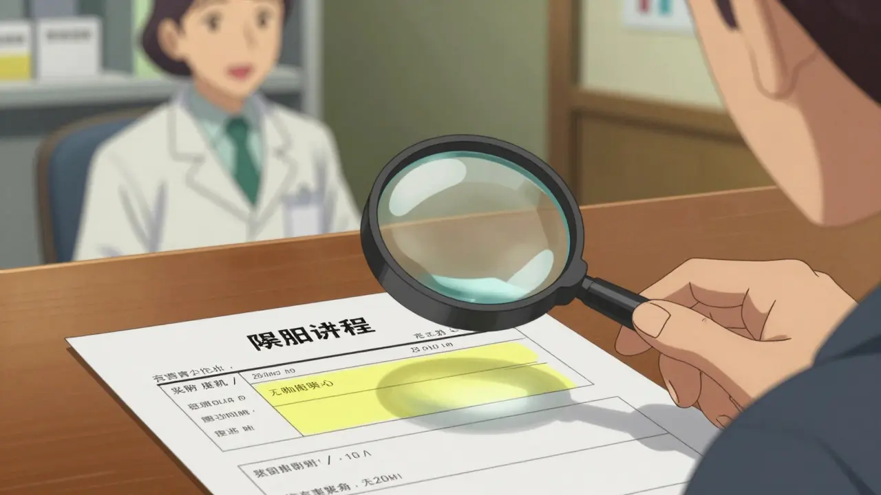 Close-up of a prescription being verified for authenticity